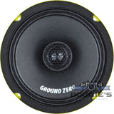 Ground Zero 6.5 Coax Gzcf 6.5Spl (Yellow Basket) (Pair) Speakers